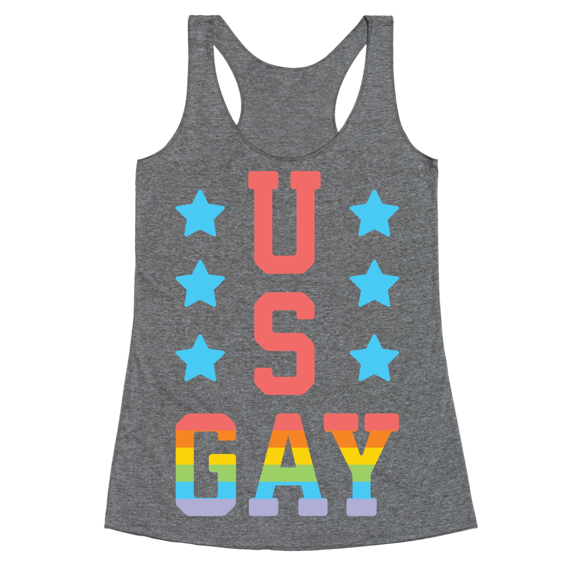 U.S.Gay Racerback Tank